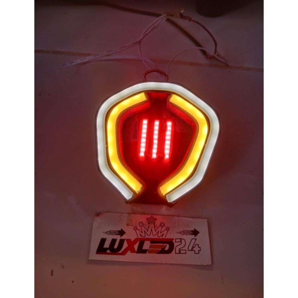 Variasi lampu belakang + sein motor crf 150 L, hanya lampu tanpa mika