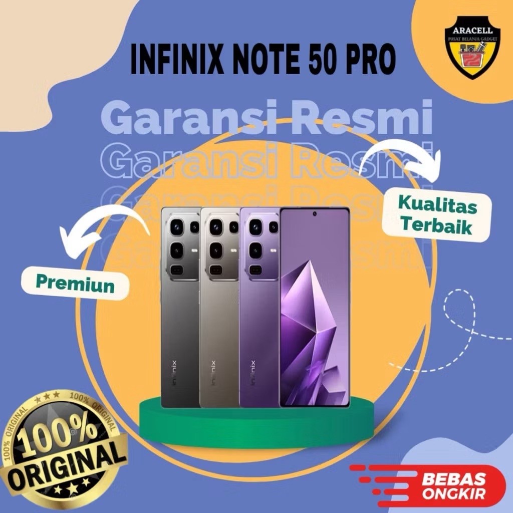 Infinix Note 50 pro 8/256 Garansi Resmi infinix
