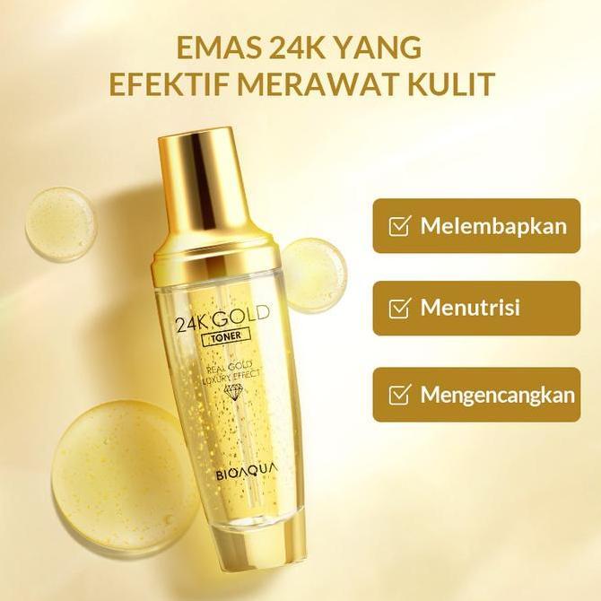 Whel- 24K Whitening Kit 8 In 1 Buhotei Bioaqua 24K Gold Skin Care Whitening Kit(Serum, Moisturizer, 