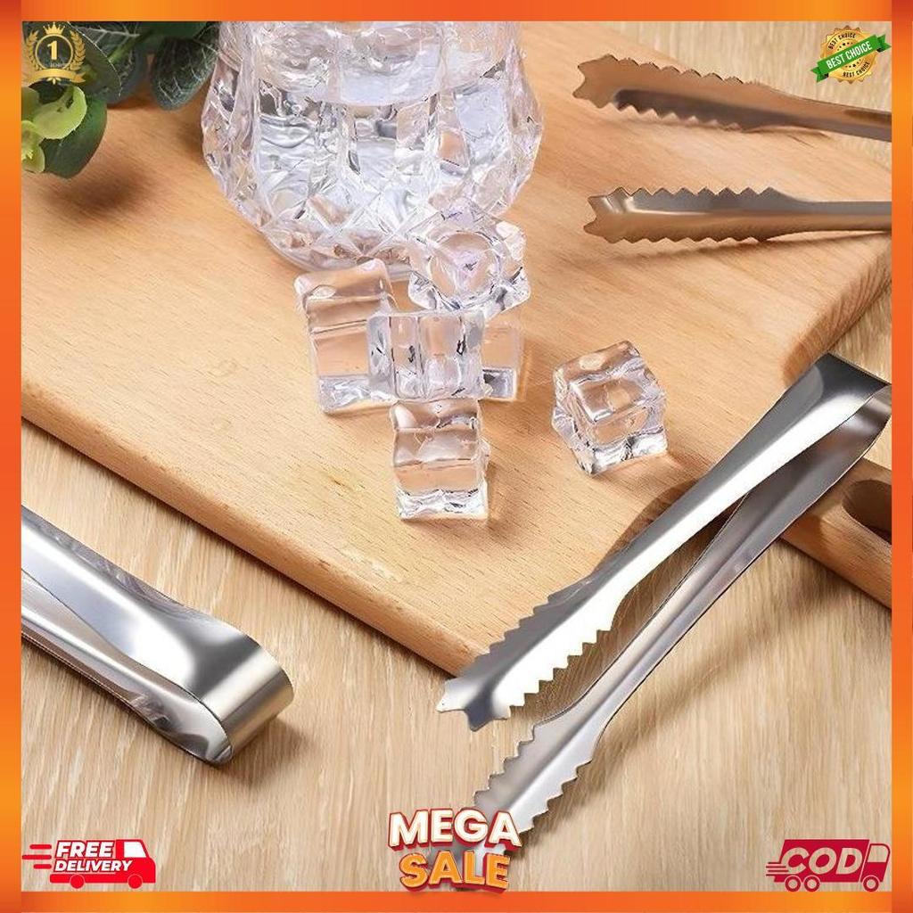 Capitan Es Batu Stainless Steel / Penjepit Mini Es Batu Kue Stainless Steel / Capitan Mini Es Batu