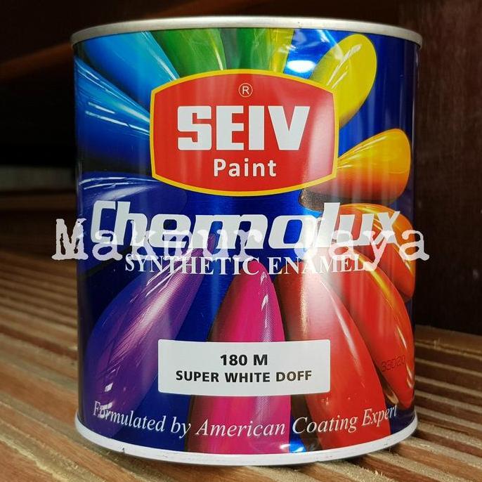 Yoni- Seiv Chemolux Putih Cat Besi Kayu Super White Doff 180M