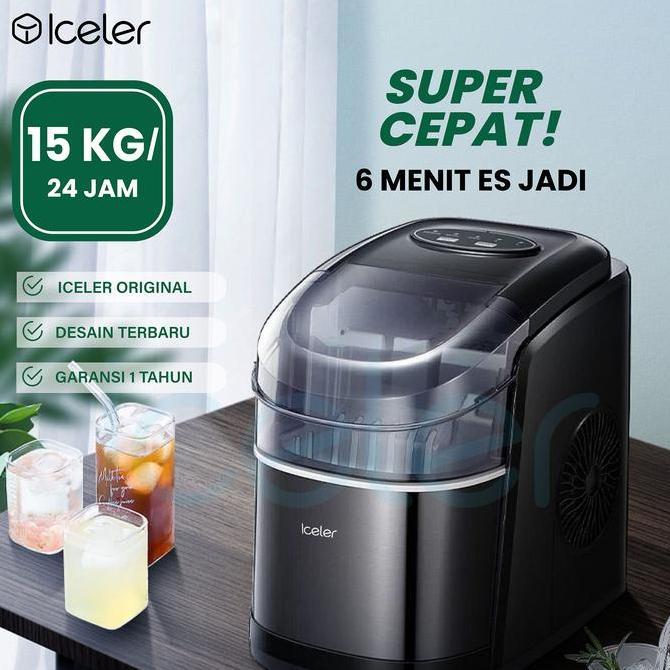 Mesin Es Iceler Ice maker 15kg/hari 6 menit Es Jadi Bullet Ice Maker