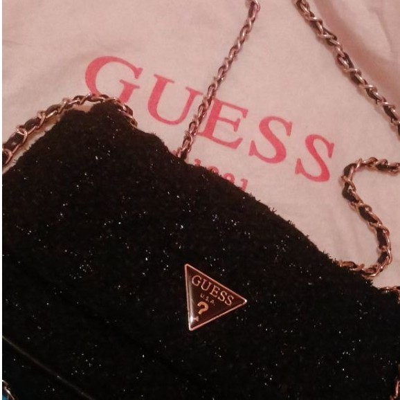 Tas Selempang Wanita Guess Cessily Tweed PL Good condition