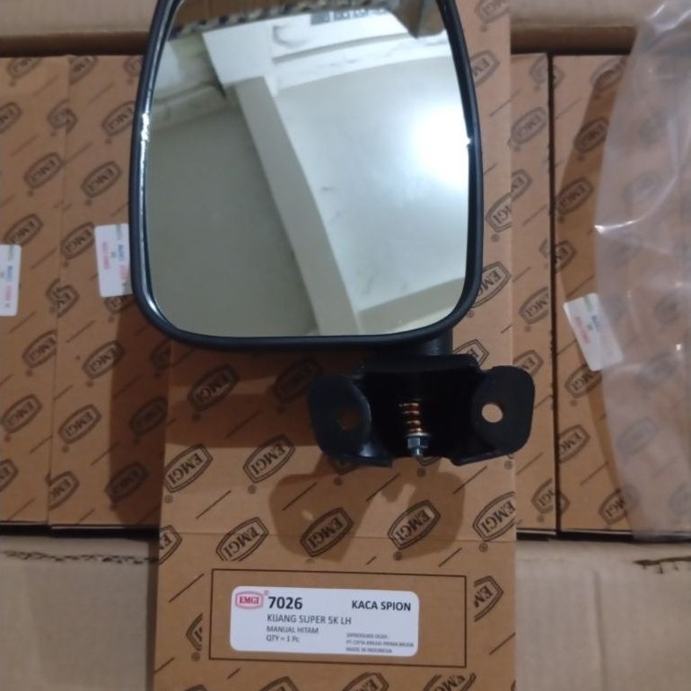KACA SPION KIRI-KANAN KIJANG SUPER MANUAL HITAM