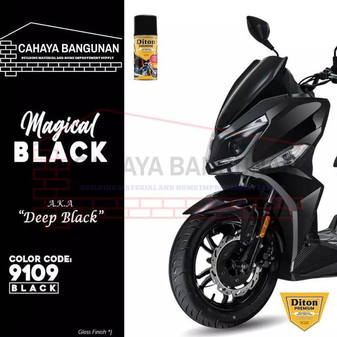 Welding- Pylox Diton Black 9109 Hitam Kilap Glossy Black Gloss