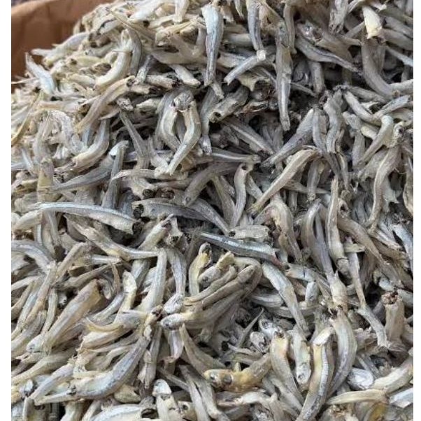 Ikan Teri Sedang khas pontianak segar fresh pasar pagi flamboyan pontianak kalimantan Barat