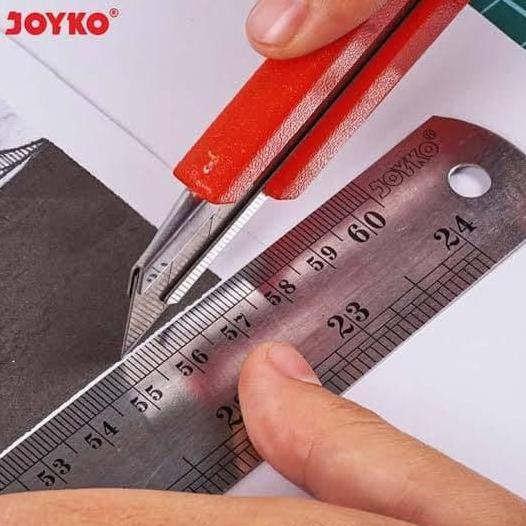 East- Penggaris Besi 60Cm/Garisan Besi/Ruler/Mistar Besi/Penggaris Stainless