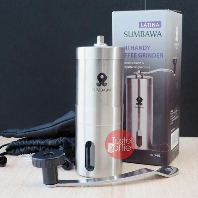 Latina Sumba 2 Manual Hand Grinder with Pouch Brush Grinder Manual V7