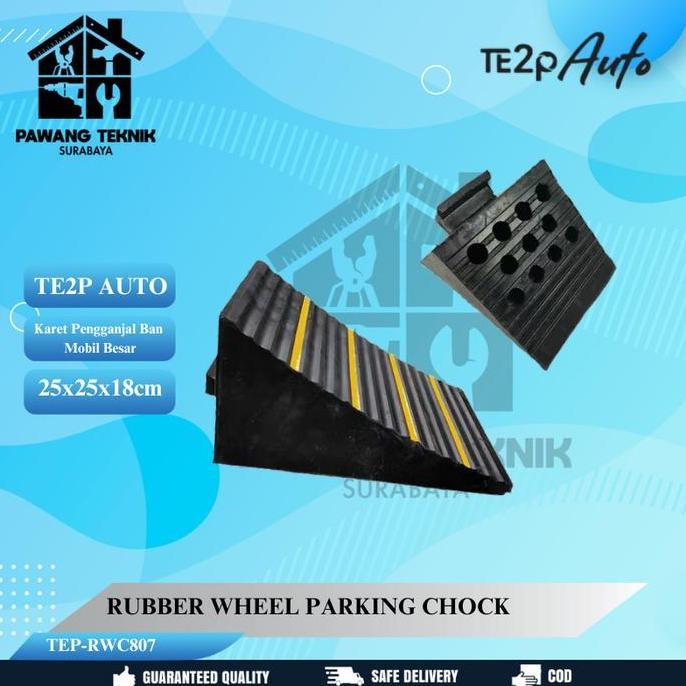 TERMURAH - Ganjalan Ban Mobil Truck - Karet Pengganjal Ban Mobil Besar - Karet Pengganjal Parkir Ban