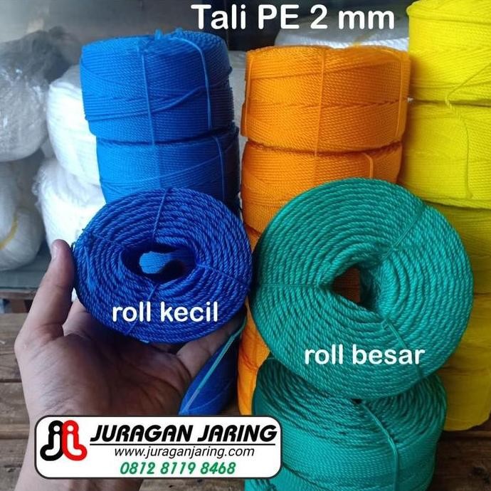 

PROMO - TALI TAMBANG PLASTIK 2 MM ROLL BESAR
