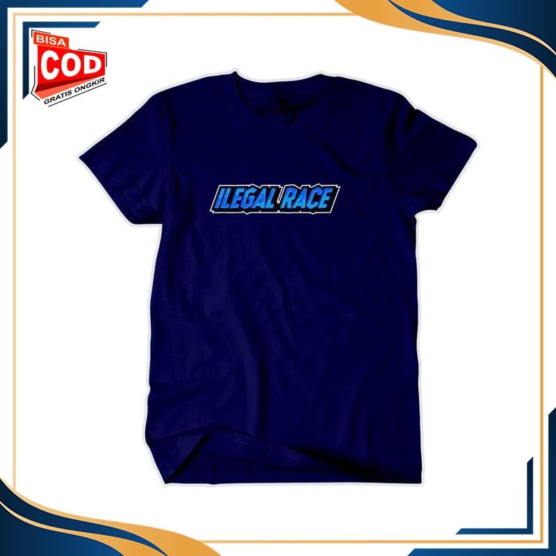 Cuci Gudang Kaos Racing Balap Ilegal Race Katun Combed 30s Viral Kekinian Terbaru 2025 SF-84