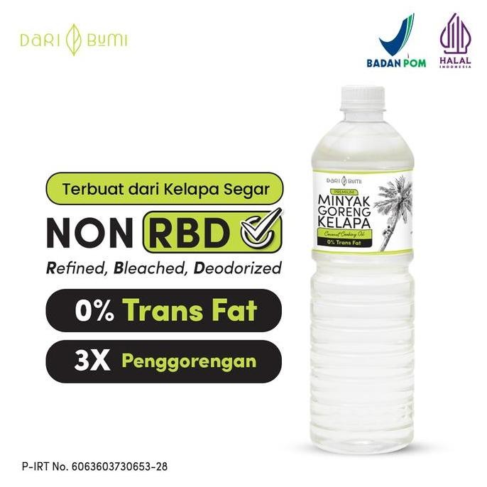 

Dari Bumi Minyak Goreng Kelapa Premium Coconut Cooking Oil Non RBD 1 L