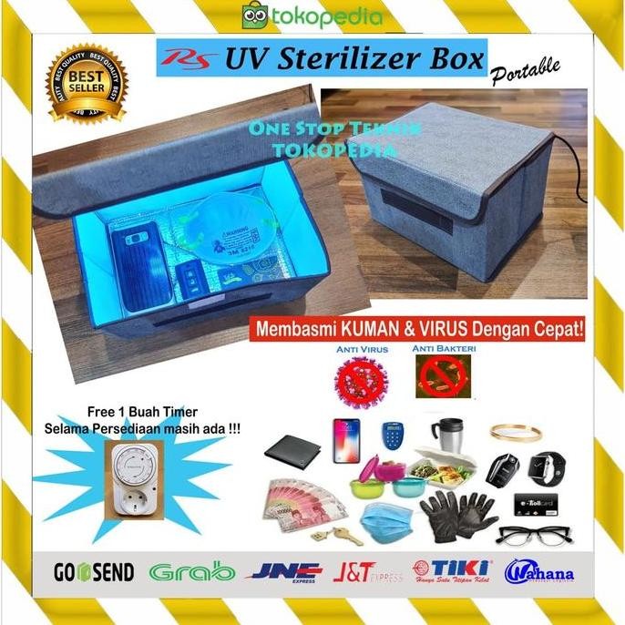 Promo Uv Sterilizer Box Portable Box Anti Virus Dan Kuman Uv Box Portable