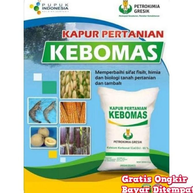 :<:<:<:<] Pupuk Kapur Pertanian Kaptan Dolomit Dolomite KEBOMAS 1Kg