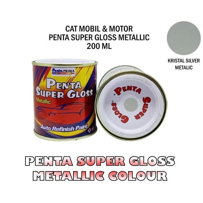 ;&;&;&;&] CAT PENTA KRISTAL SILVER S09015 200 gram - penta silver metallic - cat motor penta metalli