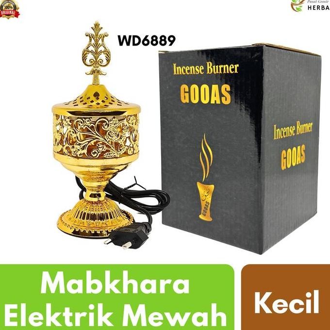 Mabkhara Prapen Tempat Wadah Bakar Bukhur Buhur Dupa Mabkharah Arab Mewah Elektrik Listrik Aesthetic