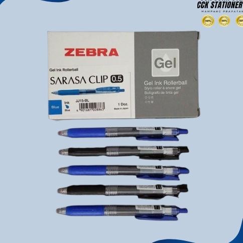 

Pulpen ZEBRA Sarasa Clip 0.5 1 lUSIN
