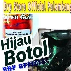 .........] Cat Hijau Botol Penta Super Gloss Laguna Green Pearl Met Ijo Metallic Metalik Metalic Cat