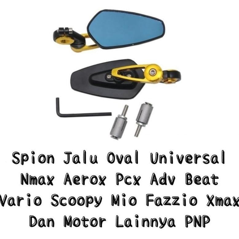 Diskon Spion Jalu Oval Carbon 100% Anti Karat Spion Bar End Universal Motor Spion Motor Spion Beat S