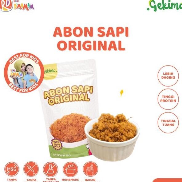 

Dmamam Abon Sapi Anak Mpasi 75G Full Daging Travel Friendly Non Msg Non Pengawet Gekimo