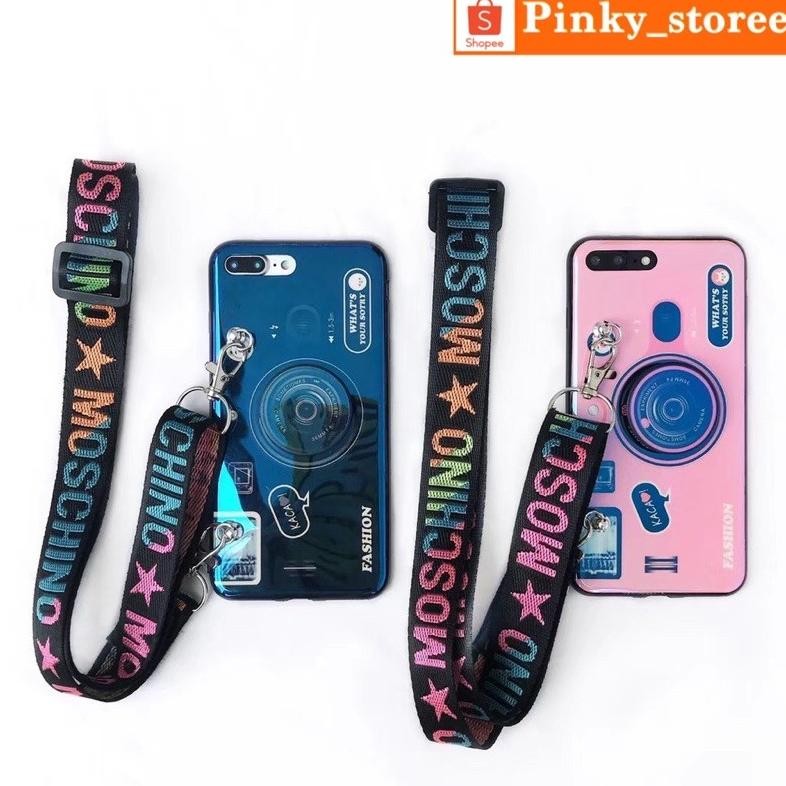 Berkualitas Samsung A02S A20S A70S A70/ Fuze Case Motif Camera + Tali Terlaris