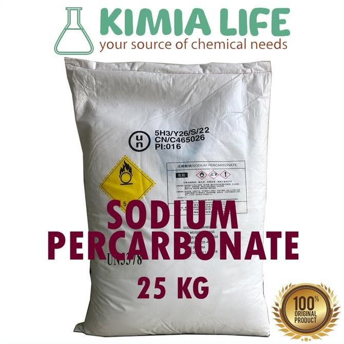 ready Sodium Percarbonate / Oxy Powder / Natrium Perkarbonat / H2O2 Powder 25 KG murah