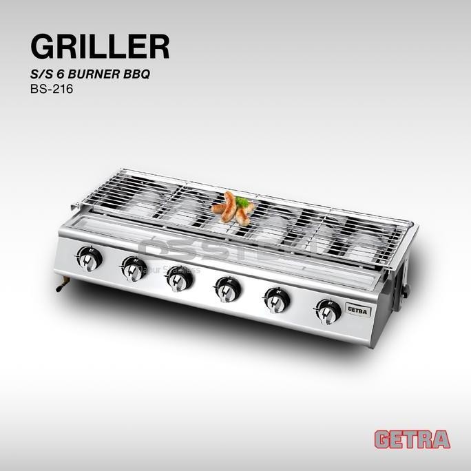 GETRA Gas Griller BS-216 / Pangganan Sate Sosis Ikan GETRA BS 216 / Kompor Bakaran Sosis GETRA BS216