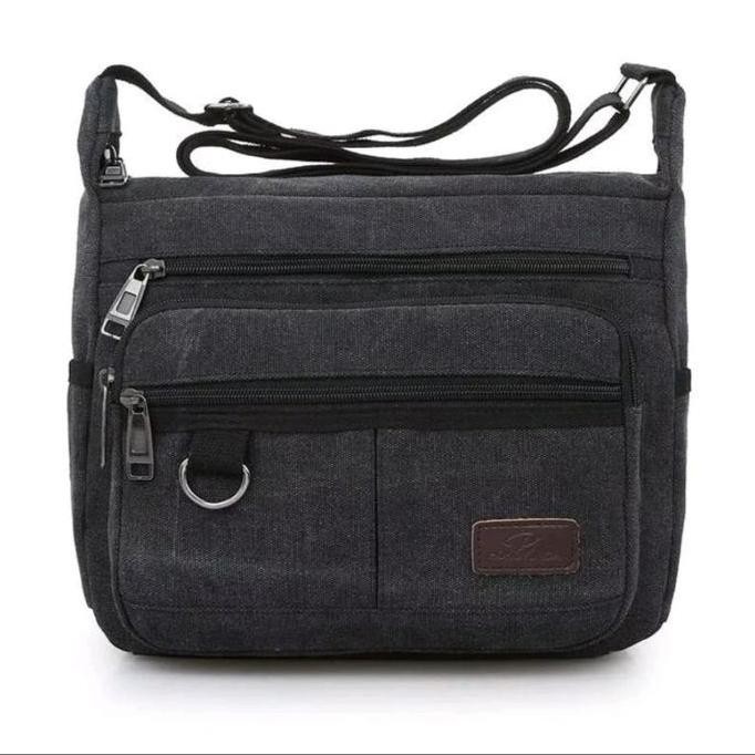 tas selempang unisex untuk alat pancing tas peralatan pancing