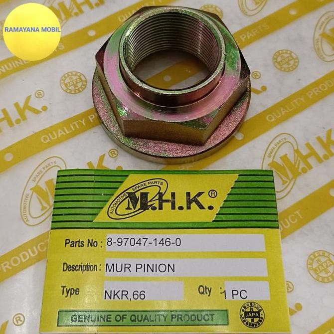 Mur pinion / mur gardan M30 P1,5 HR46 OD56 Isuzu Elf NKR66,NKR71,FVR34