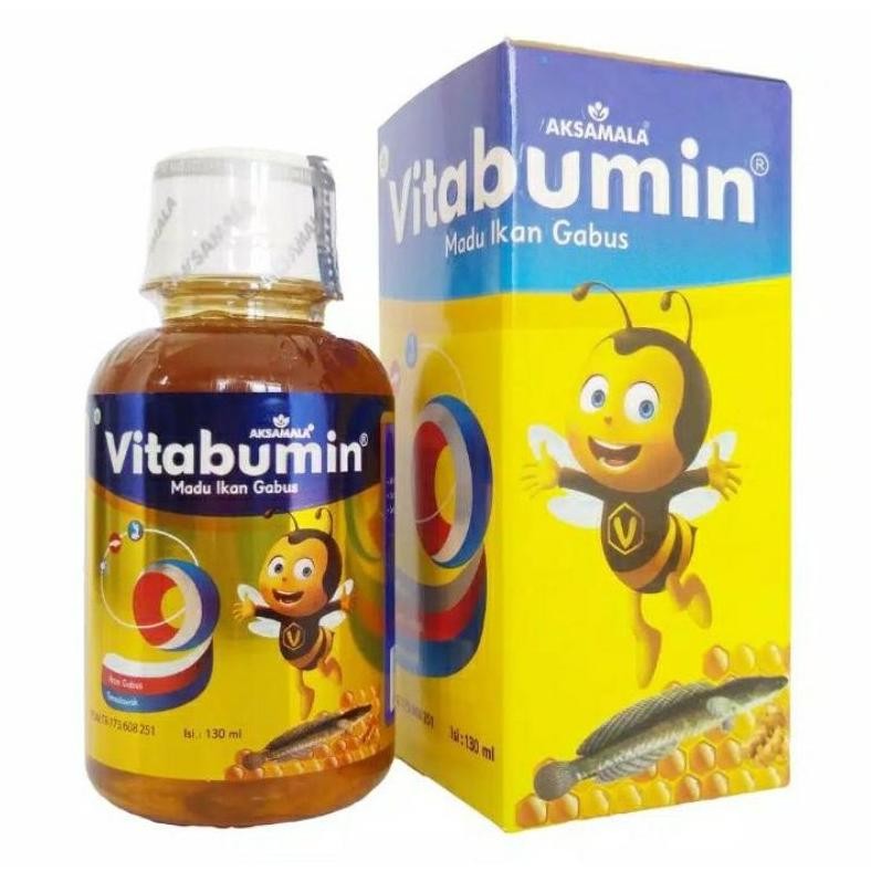 

(Terbaru) Vitabumin Madu Ikan Gabus 130 ml - Vitamin & Suplemen Madu Anak Lahap Makan & Daya Tahan Tubuh (Terlaris)