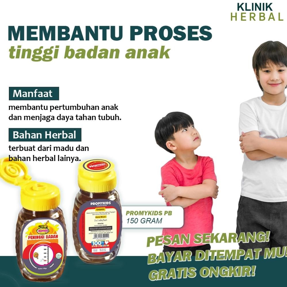 

(Terbaru) Madu Peninggi Badan anak Promykids meningkatkan tinggi badan dan pertumbuhan anak (Terlaris)