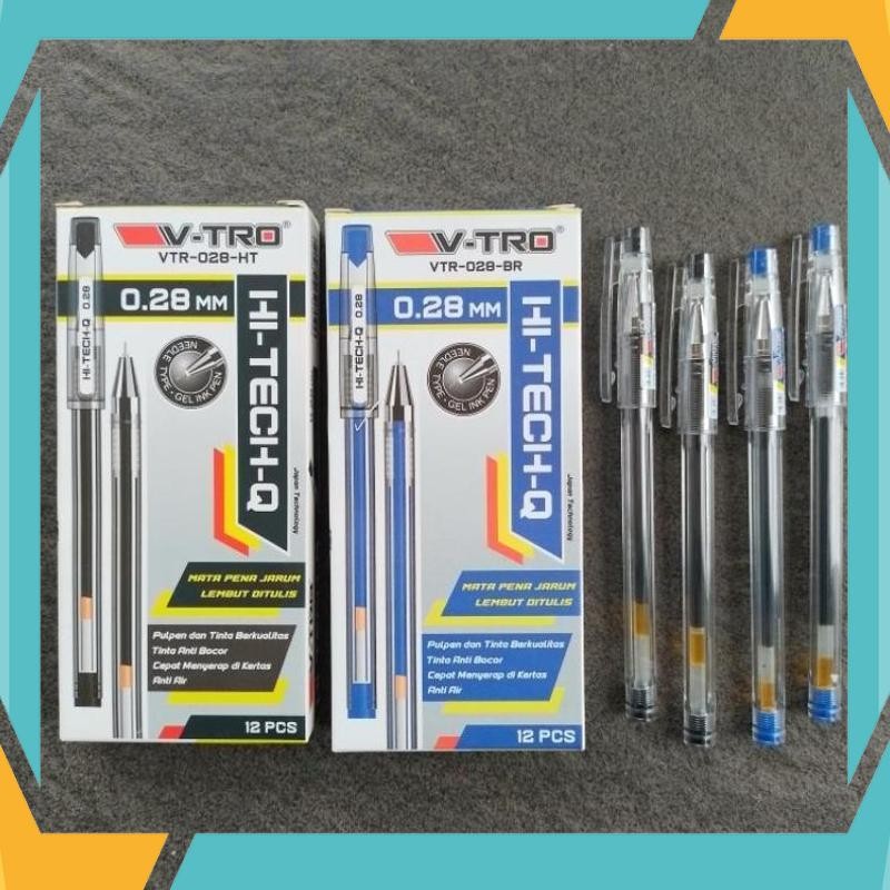 

Terbaik Pulpen Gel Pen Benefit Kenko V-tro Hi-Tech 0.28mm ( 12 Pcs ) [ Original ] JEP-27