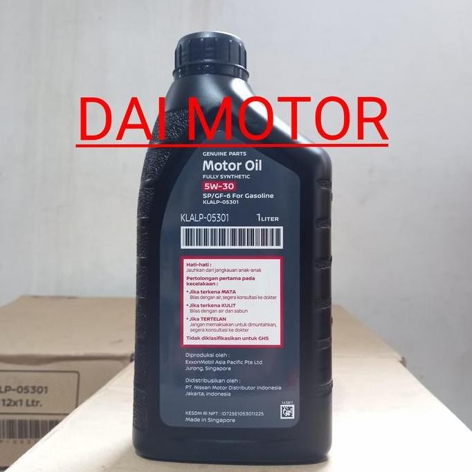 Ready Nissan genuine oil SN 5w30 (oli Nissan Datsun)
