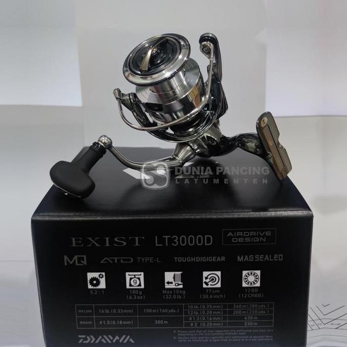 Reel Spinning DAIWA EXIST LT 2022 Pilih Ukuran