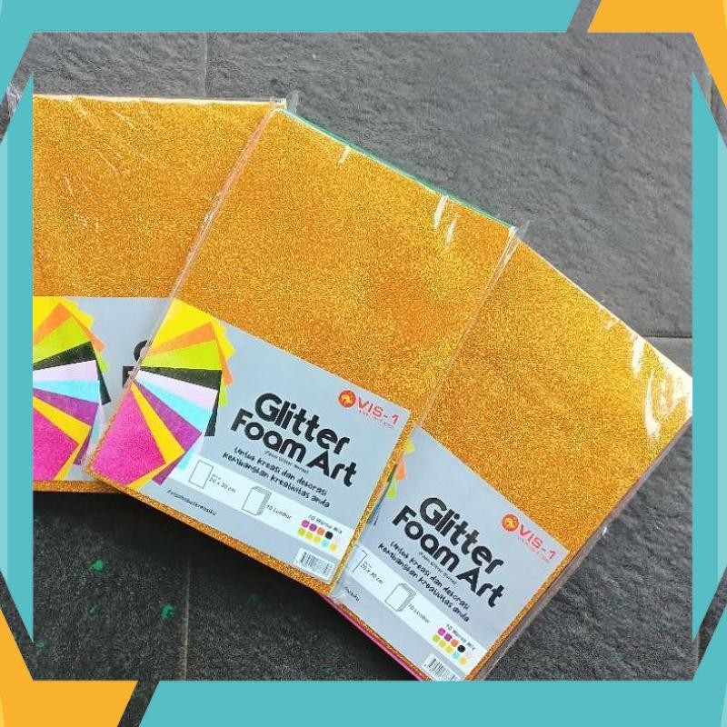 

Cuci Gudang Busa Seni Glitter Foam Art Warna VIS-1 ( Pak ) [ Original ] ONN-15