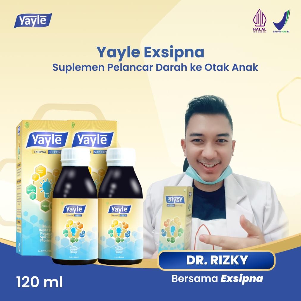 

(Terbaru) [PAKET KECERDASAN] Madu Anak Yayle Exsipna Support 120 ml - Vitamin Anak Untuk Kecerdasan - Vitamin Otak Anak Cerdas (Terlaris)