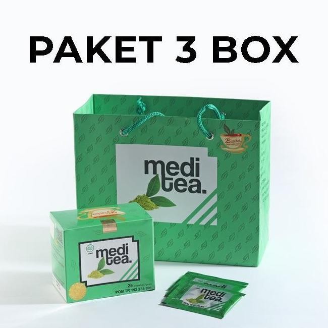 

welcome to tahuan jaya Meditea Teh Hijau Antikanker Antioksidan Dan Autoimun - Bundling 3 Box