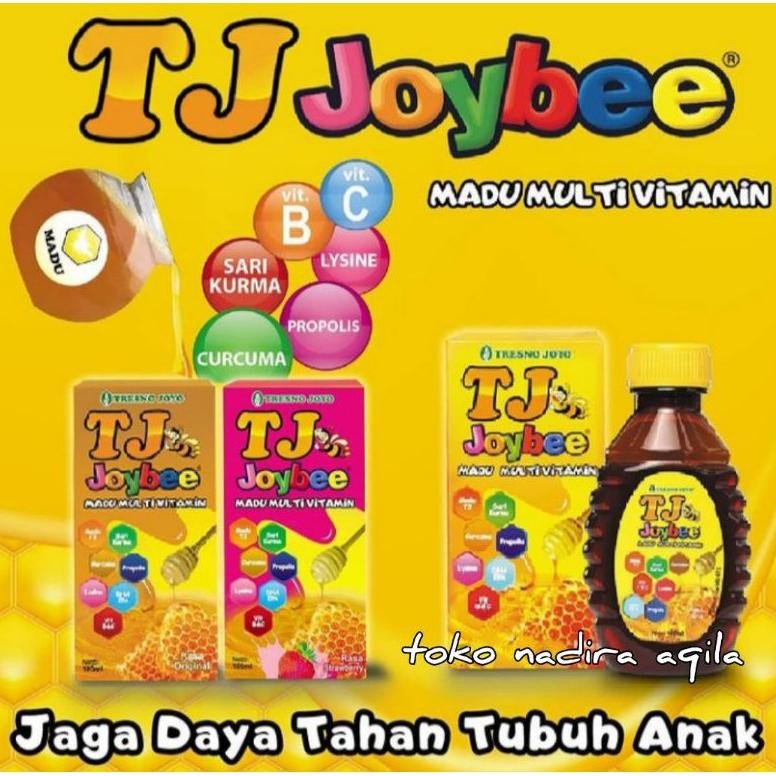 

(Terbaru) Madu tj joybee multivitamin 100ml penambah nafsu makan anak #original (Terlaris)