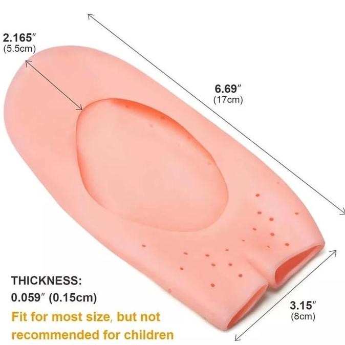 New PREMIUM INSOLE GEL SILIKON KAUS KAKI GEL INSOLE SEPATU WANITA