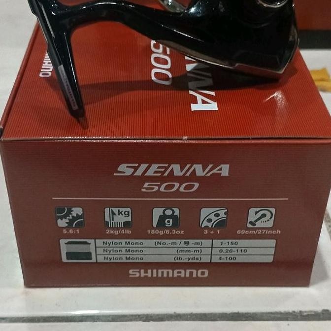 reel shimano sienna 500FG/1000FG/2000FG/2500FG/4000FG