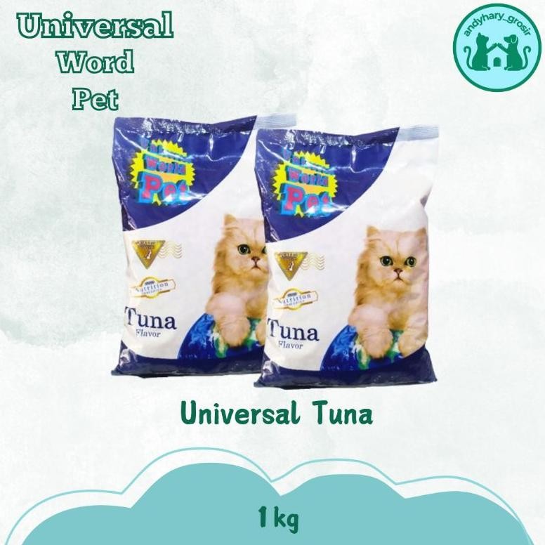 Universal Tuna 1Kg Dry Cat Food Makanan Kucing Dewasa