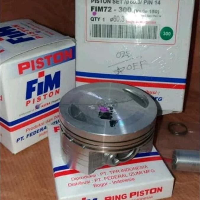 Termurah Piston Seher Kit Fim Vario 150 Fim 72