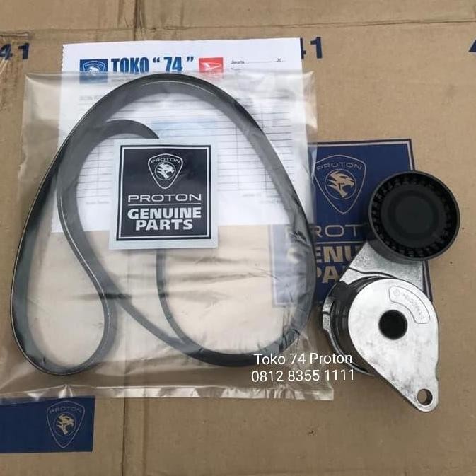TERBARU - TENSIONER + FANBELT VANBELT PROTON EXORA CFE / BOLD / TURBO