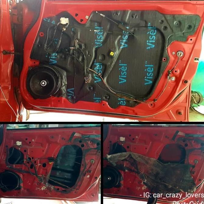 DP pemasangan Peredam Aspal 4 Pintu Mobil Sedang [BRV, Avanza, dll]