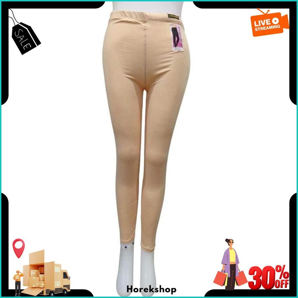Celana Leging Dewasa Panjang Merek Guojisan Bahan Katun Spandek Impor Uk Std - Jumbo Termurah Banget