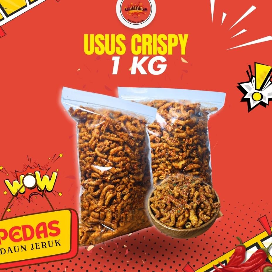 

Keripik Usus Ayam Crispy Pedas Daun Jeruk 1Kg