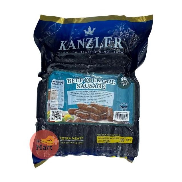 

Kanzler Sosis Beef Cocktail Sausage 500gr AS