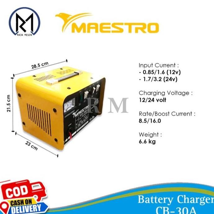 PROMO - Cb0A charger battery maestro Cas accu aki cb 0a maestro