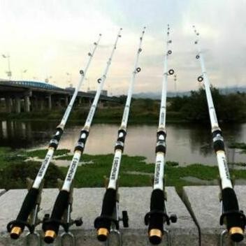 Paket Satu Set Alat Pancing Reel Joran Pancingan Murah