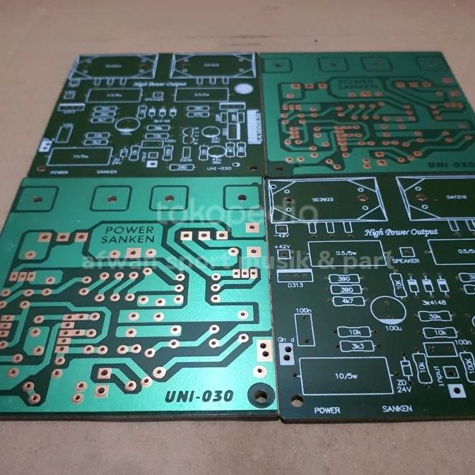 PCB POWER mono Sanken 200 watt .